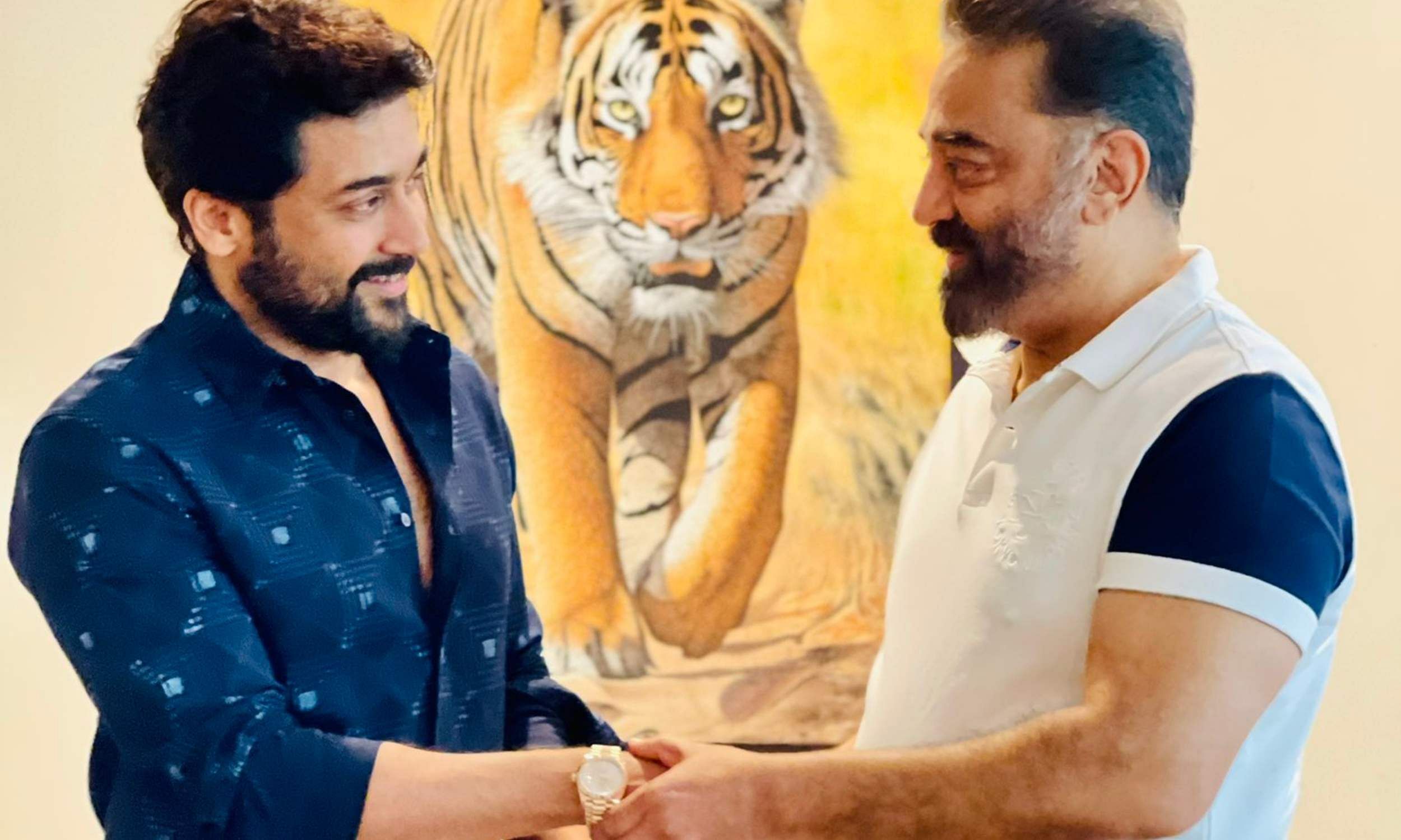 Kamal Haasan gifts Rolex watch to his Vikram co-star Suriya