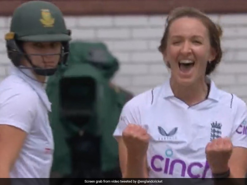 Watch: South African Batter Andrie Steyn Leaves England Pacer Kate Cross’ Delivery, Gets Bowled