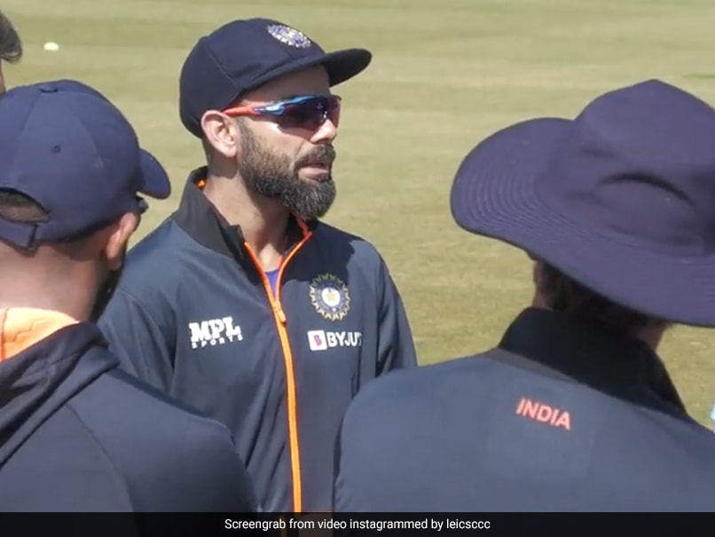 Watch: Virat Kohli Gives “Passionate Team Talk” To Indian Players Ahead Of Tour Game Against Leicestershire