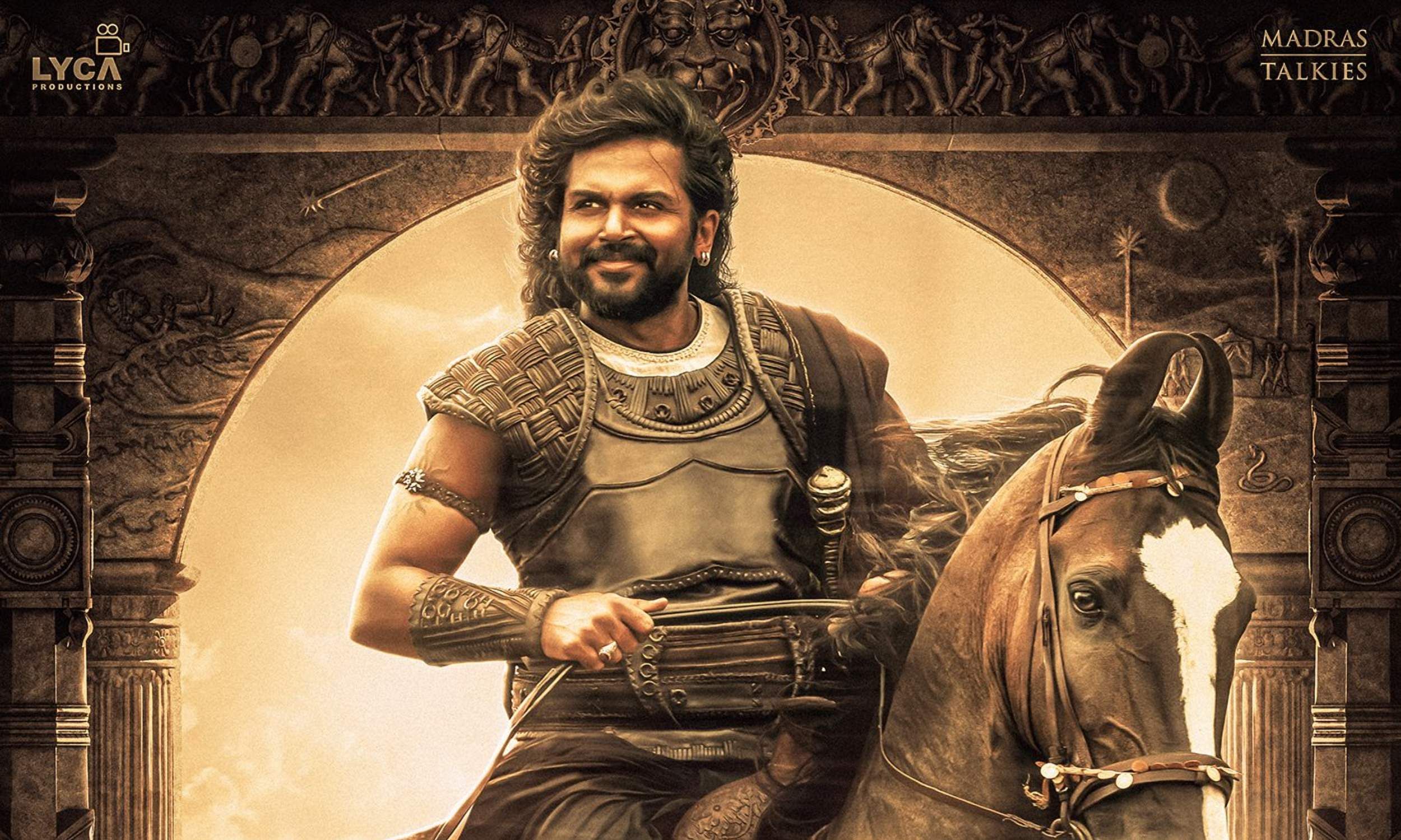 Karthi's look from Ponniyin Selvan out