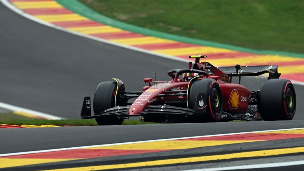 Max Verstappen Fastest But Carlos Sainz Claims Pole In Belgian GP