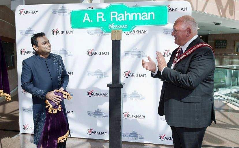 Street in Canada's Markham City named after AR Rahman; Musician pens gratitude note