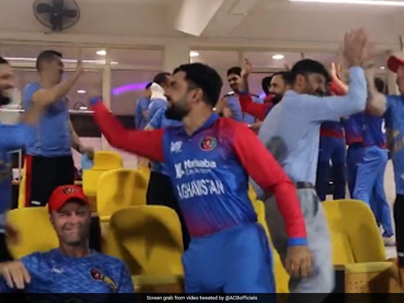 Watch: Afghanistan Dressing Room’s Emphatic Celebrations After Win Over Bangladesh In Asia Cup To Reach Super 4