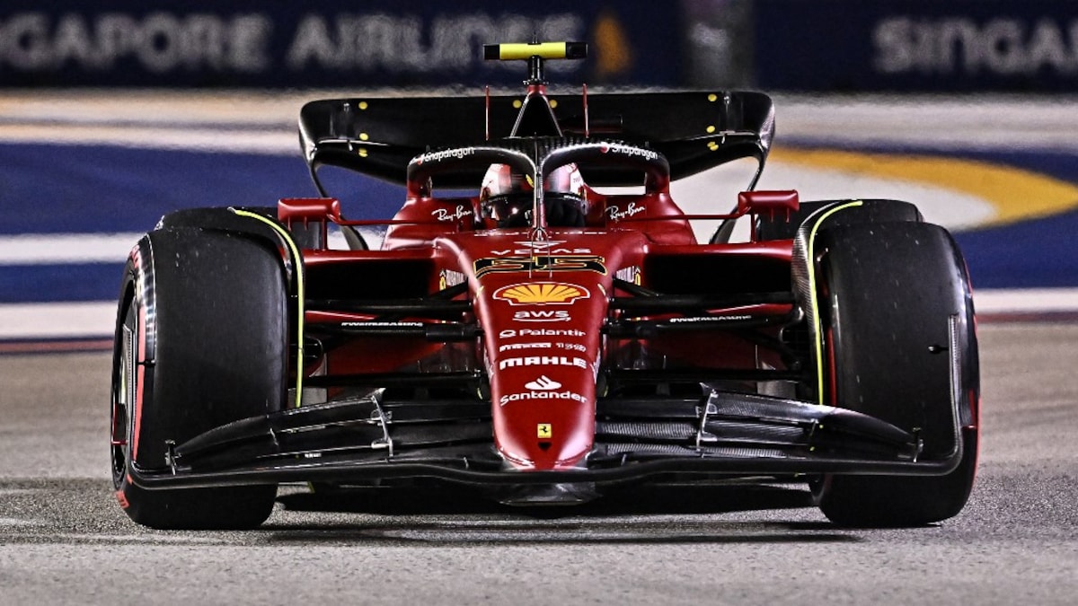 Carlos Sainz Leads Ferrari One-Two As Max Verstappen Struggles In Singapore