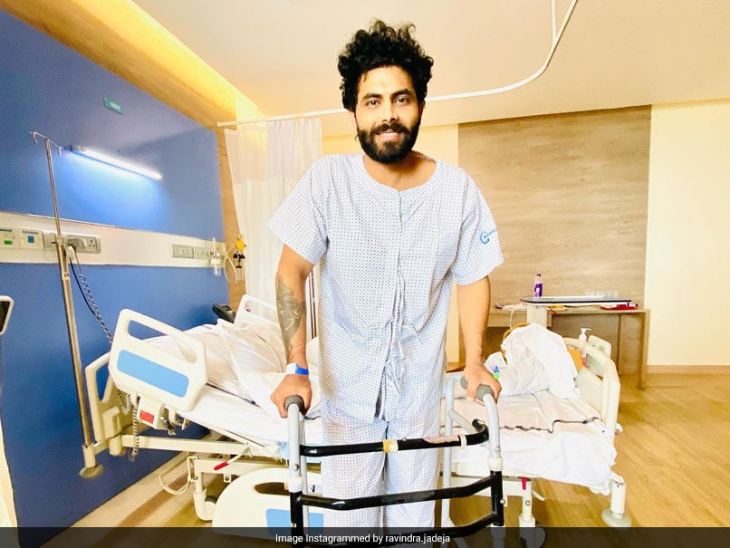 “Try To Get Back As Soon As I Can”: Ravindra Jadeja Shares Pic Post Knee Surgery
