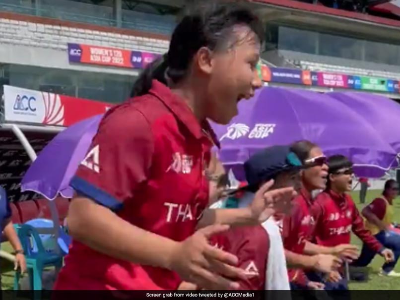 Watch: Wild Celebrations As Thailand Beat Pakistan In Women’s Asia Cup