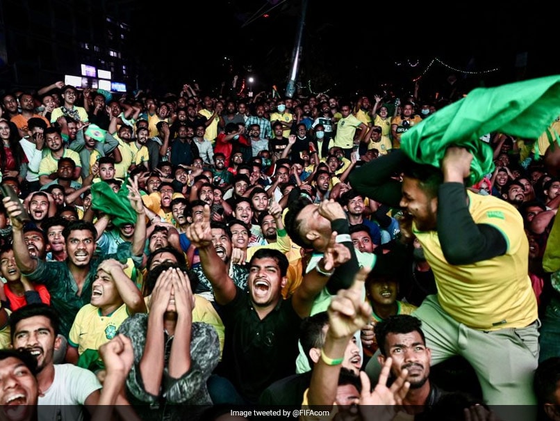 FIFA Shares Images Of Huge Crowd Watching World Cup In Bangladesh Capital Dhaka