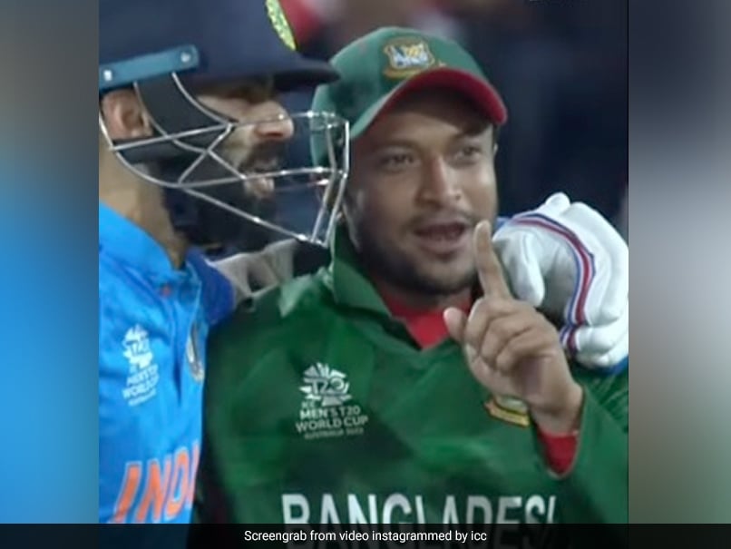 Watch: Shakib Al Hasan Unhappy With Virat Kohli Over Gesture To Umpire in T20 World Cup Game
