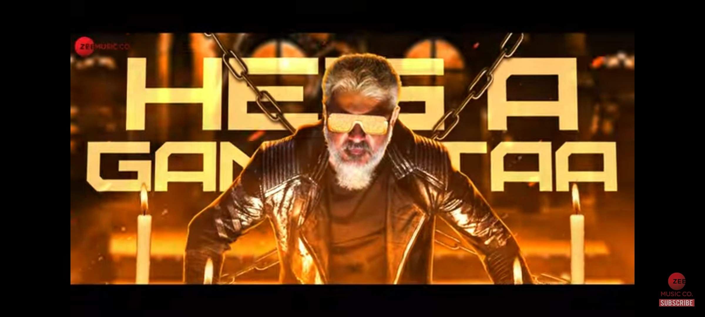 Gangstaa, the third single from Ajith Kumar's Thunivu is out 