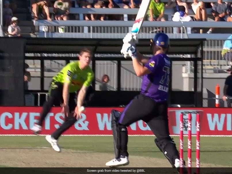 Watch: Australian Cricketer Takes Stunning Return Catch In BBL Match