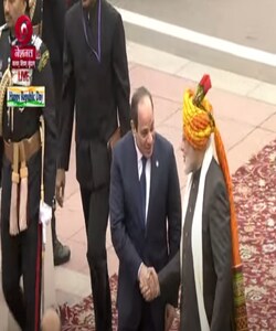 Egyptian President Abdel Fattah El-Sisi witnesses Republic Day parade