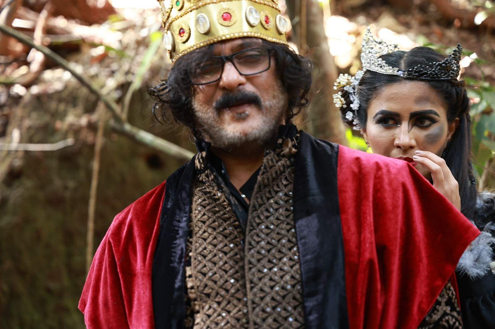The intriguing first look of Ravichandran and Apoorva from Gowri Shankara is here!