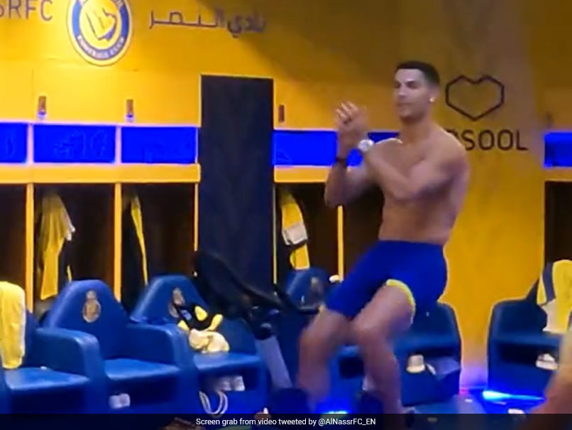 Watch: Cristiano Ronaldo Celebrates Al-Nassr’s Goal In Saudi Pro League From Training Room