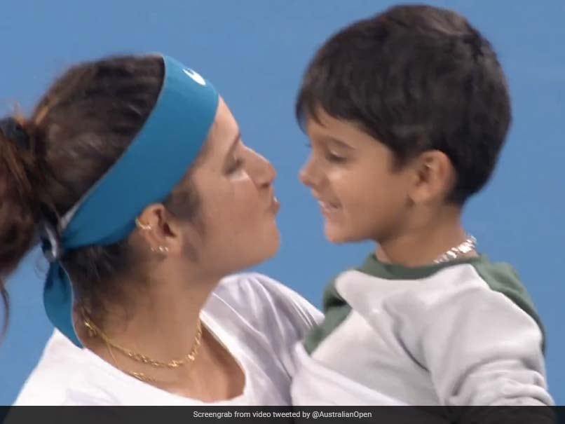 Watch: Sania Mirza Hugs and Kisses Son Izhaan After Entering Australian Open 2023 Final