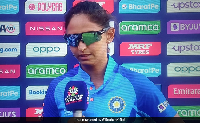 “Don’t Want Country To See My Crying”: Harmanpreet Kaur On Why She Wore Sunglasses After Australia Loss
