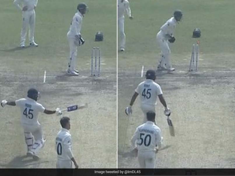 Watch: Rohit Sharma Sacrifices His Wicket For ‘Milestone Man’ Cheteshwar Pujara After Horrible Mix-Up