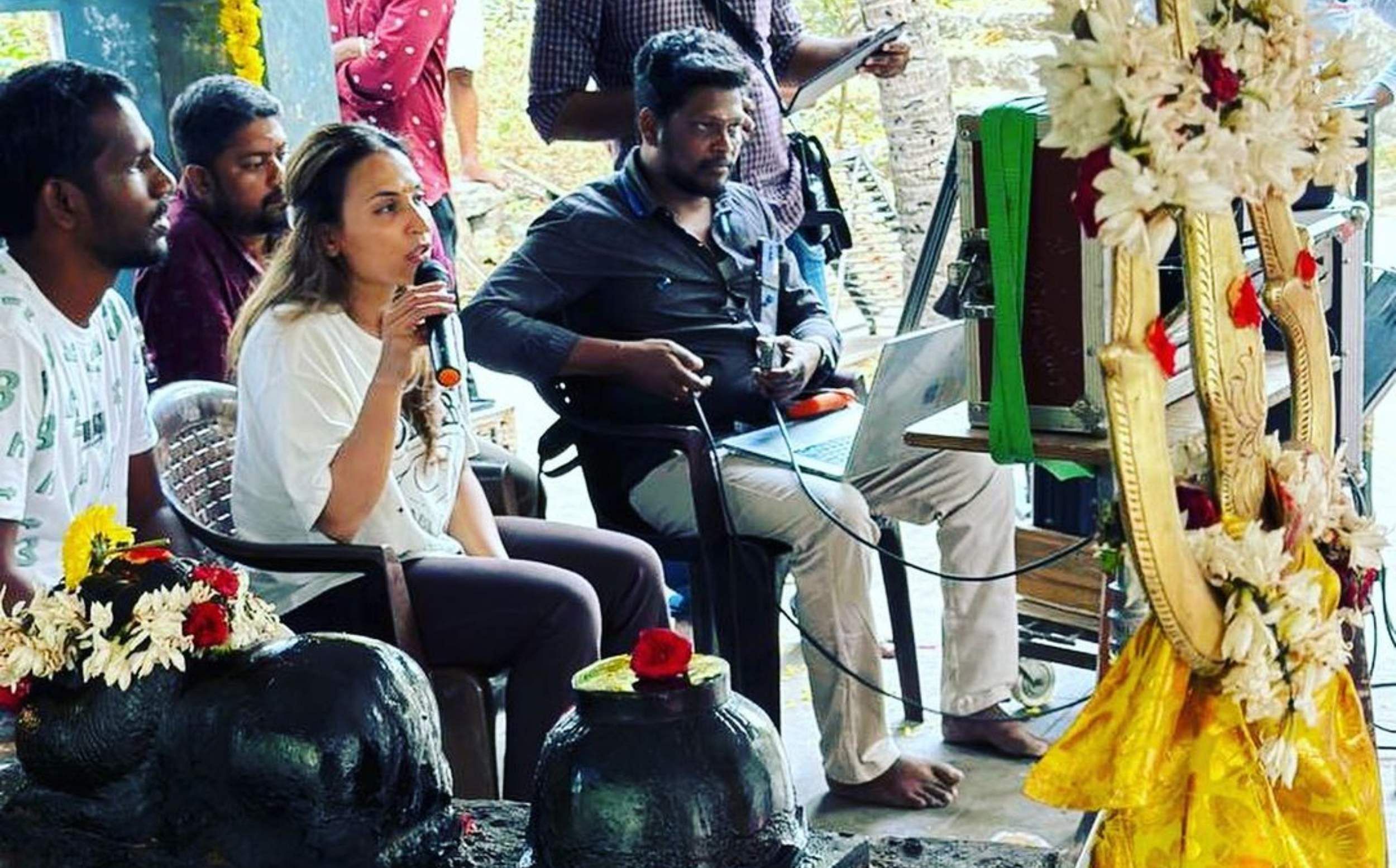 Aishwarya Rajinikanth shares BTS pictures from the sets of Lal Salaam