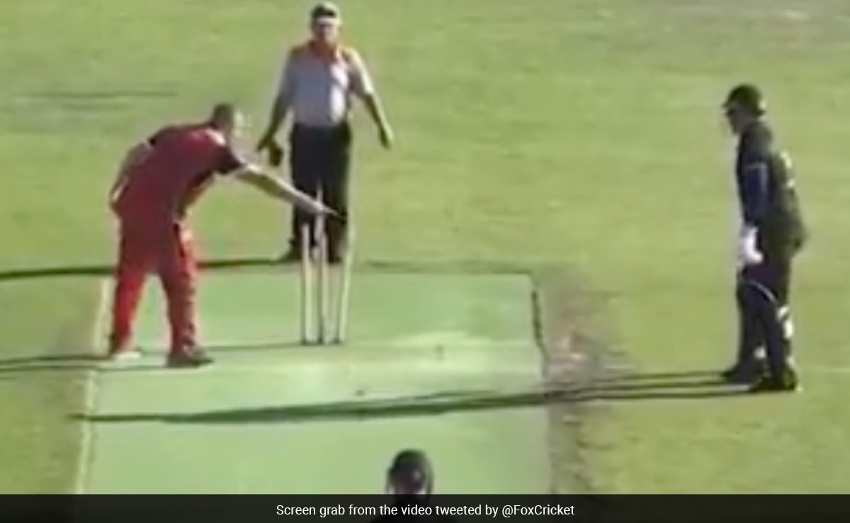 Watch: Fuming Batter Throws Bat Away After Being Run-out At Non-Striker’s End