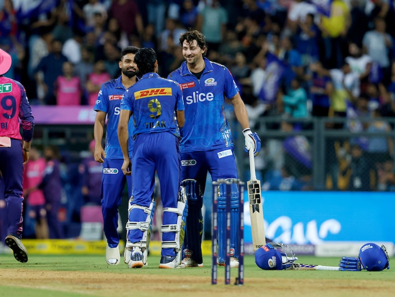 MI vs RR, IPL 2023: Tim David Steals The Show As Mumbai Indians Beat Rajasthan Royals By 6 Wickets In Run-Fest