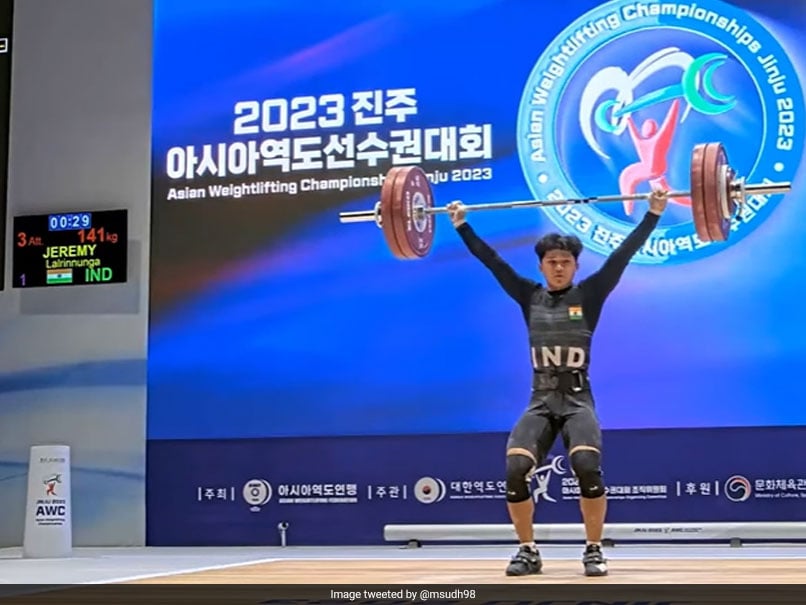 Asian Championships: Jeremy Lalrinnunga Wins Silver In snatch But Fails To Complete Event