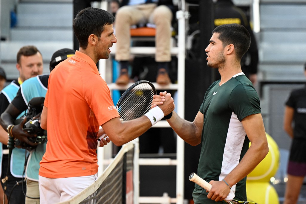 Novak Djokovic And Carlos Alcaraz In Same Half Of French Open Draw