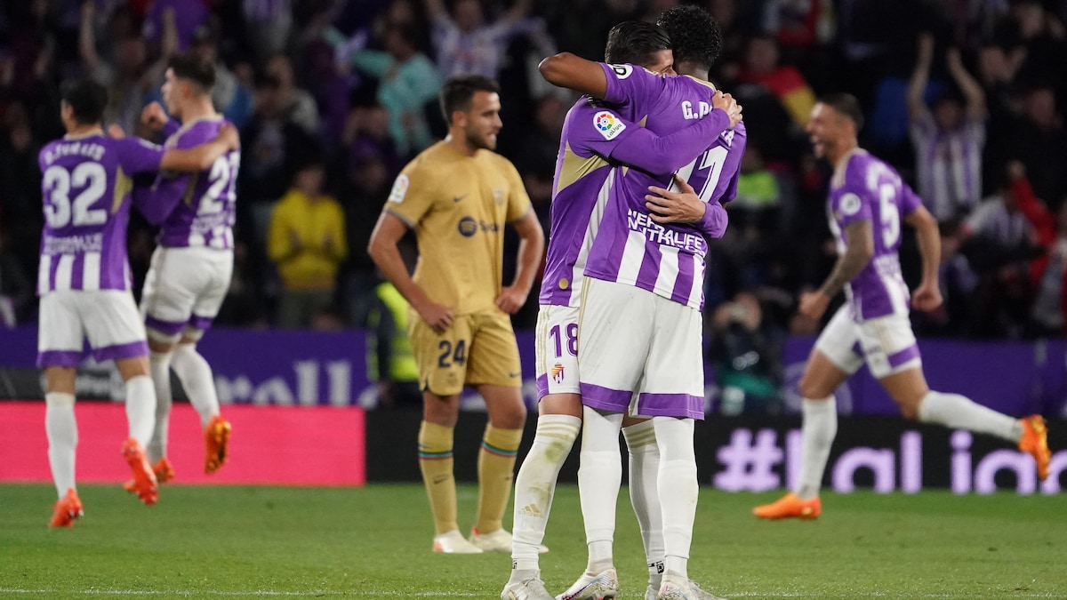 Valladolid Beat Champions Barca To Boost Survival Hopes