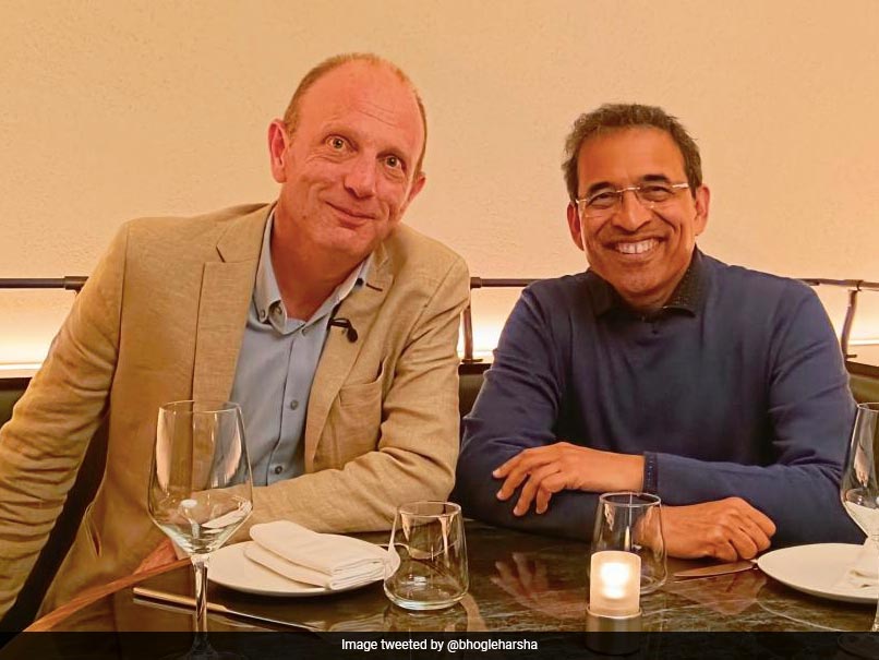 ‘Voice Of Cricket’ Meets ‘Voice Of Football’: Harsha Bhogle And Peter Drury’s Viral Interaction