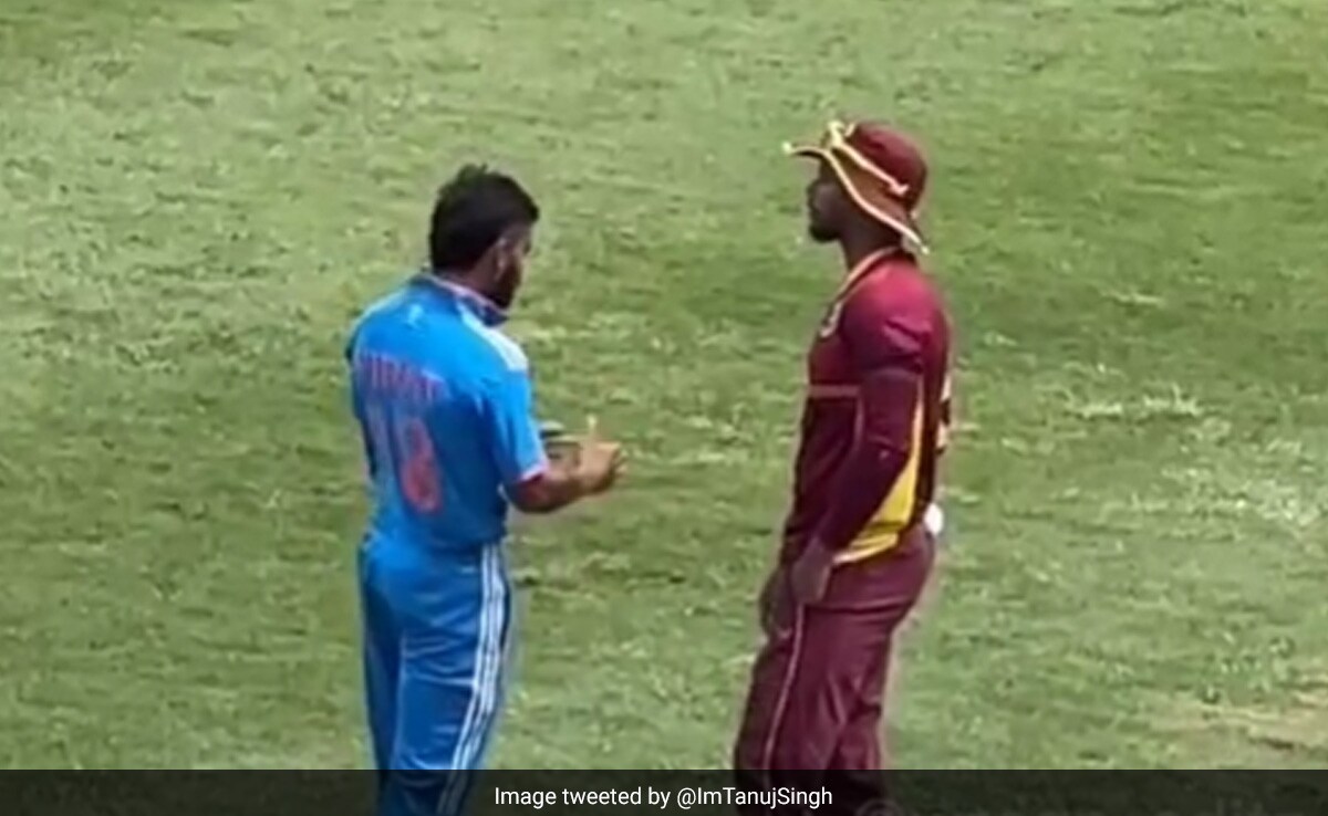 Watch: Virat Kohli Shares Valuable Tips With West Indies Batter, Star’s Gesture Is Viral