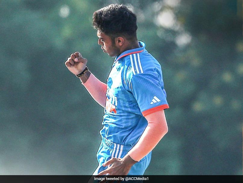 India U19 Star Raj Limbani Takes 7 Wickets In Asia Cup Match, Misses Irfan Pathan’s World Record By A Whisker