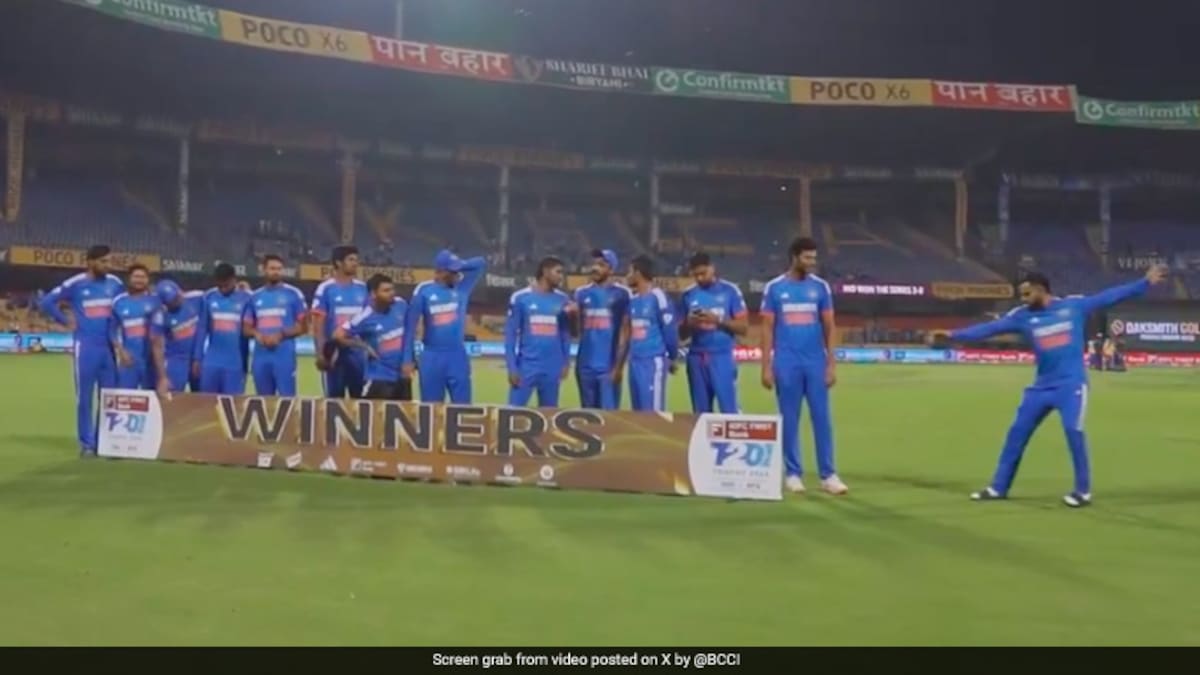 Watch: Virat Kohli Channels Inner Child, Slides Into Team India’s Photoshoot