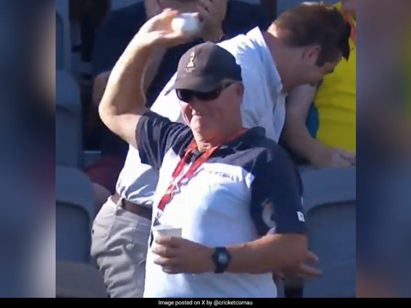 Watch: “Didn’t Spill A Drop”, With Glass In Hand, Fan Pulls Off Stunning Catch