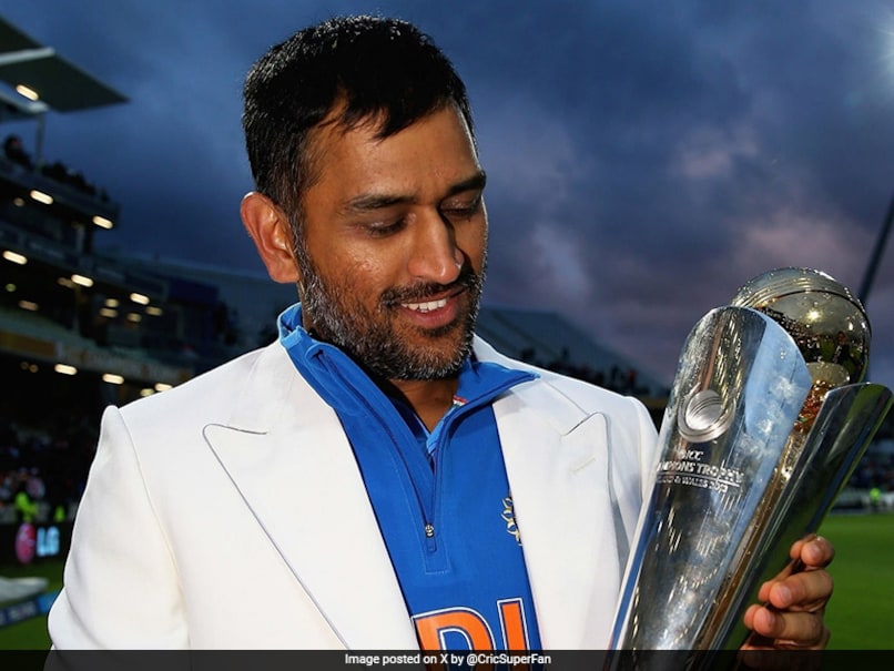“Champions Trophy Not A Real Trophy”: England Great On MS Dhoni’s Last ICC Title