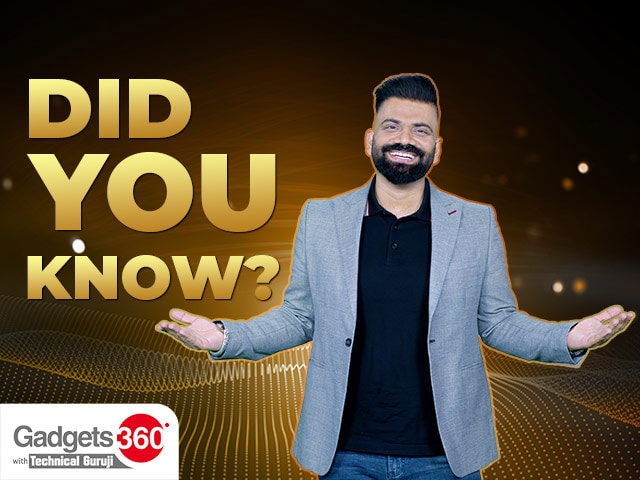 Gadgets 360 With Technical Guruji: Did You Know? [April 27, 2024]