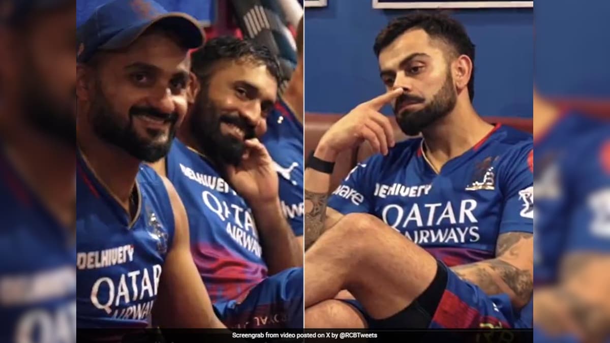 Video: Dinesh Karthik Gets ‘World Cup’ Push But Virat Kohli’s Mood Sums Up RCB Dressing Room Scenes