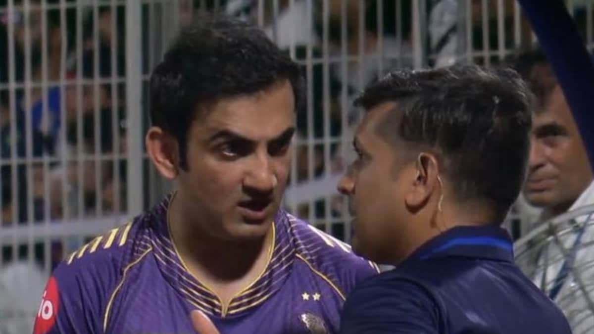 Watch: Gautam Gambhir Left Fuming By Umpire’s Controversial Call, Gets Into Heated Discussion With Official