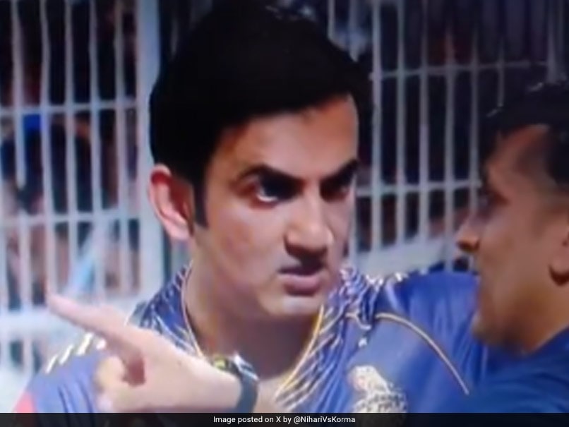 Watch: Like Virat Kohli, Gautam Gambhir Argues With Umpire In KKR vs RCB Match. Here’s What Happened