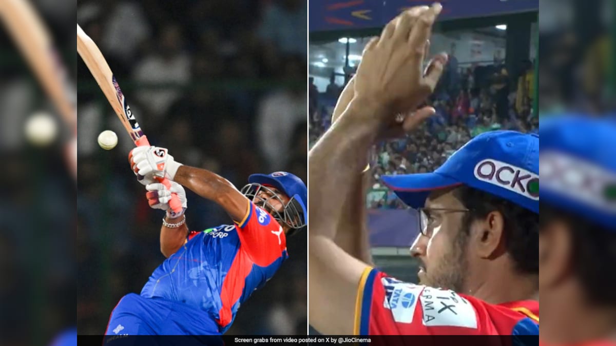Watch: Sourav Ganguly Can’t Help But Give Rishabh Pant Standing Ovation After He Does This vs GT