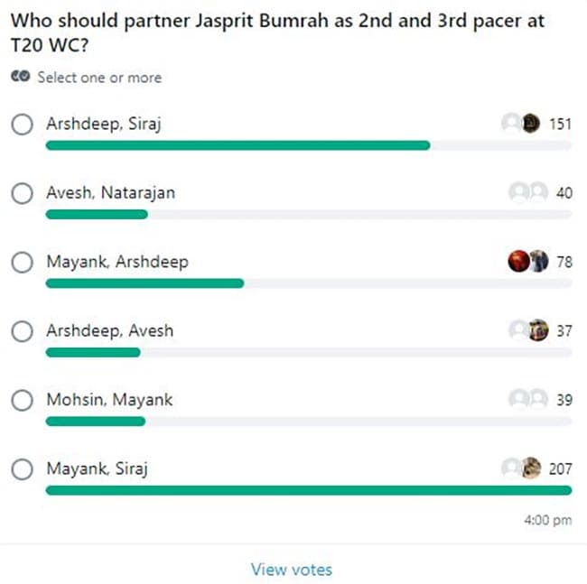 Which 2 Pacers Should Partner Jasprit Bumrah At T20 World Cup? Here’s What Fans Think