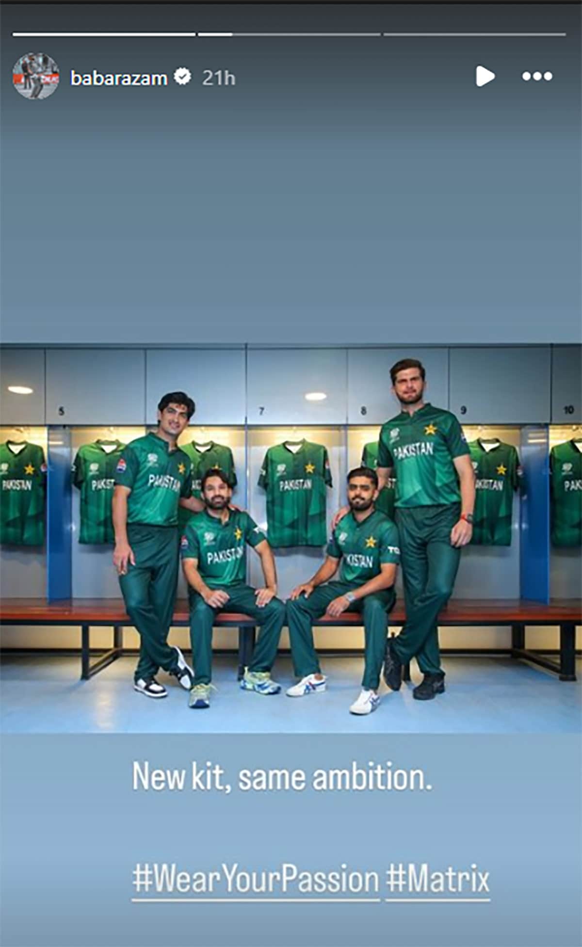 Pakistan Unveils Jersey For T20 World Cup; Babar Azam Says, “New Kit, Same Ambition”:
