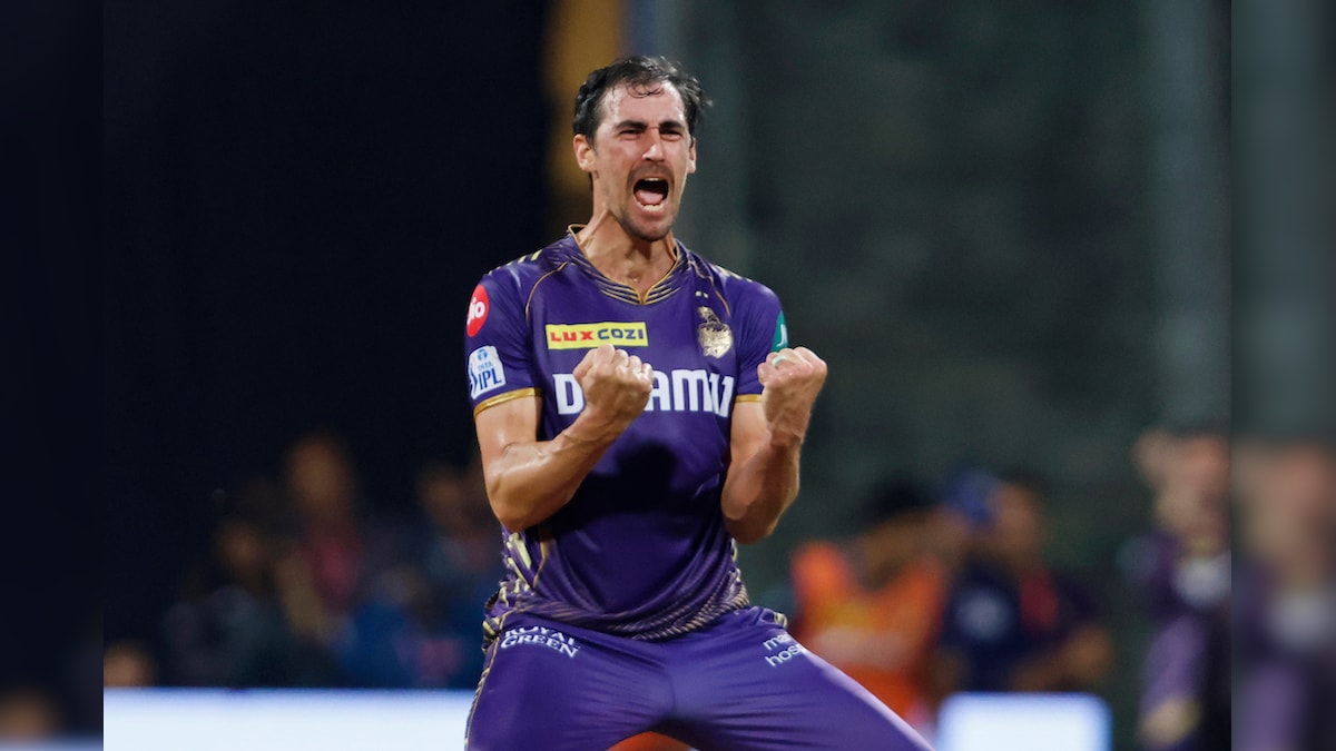 Watch: Mitchell Starc’s Animated Celebration As KKR Breach Wankhede 1st Time In 12 Years
