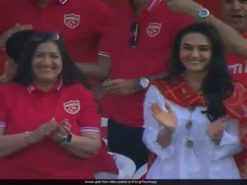Watch: Preity Zinta’s Reaction To MS Dhoni’s First-Ball Duck Breaks Internet