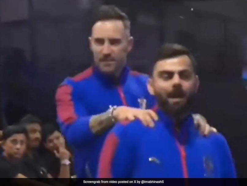 Watch: Virat Kohli Gets Massage From Faf Du Plessis, Fan’s ‘Backbenchers’ Reference Breaks Internet