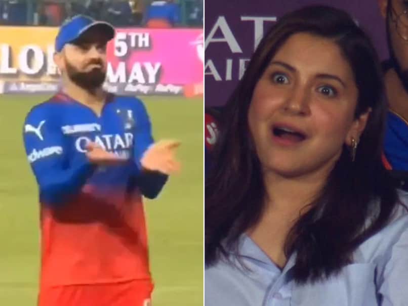 Watch: Virat Kohli’s Animated Gesture Towards Anushka Sharma During IPL Game Goes Viral